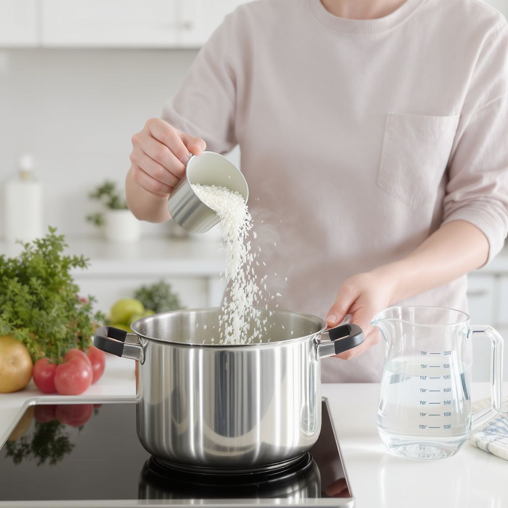 A víz és rizs aránya kulcs a tökéletes állaghoz.