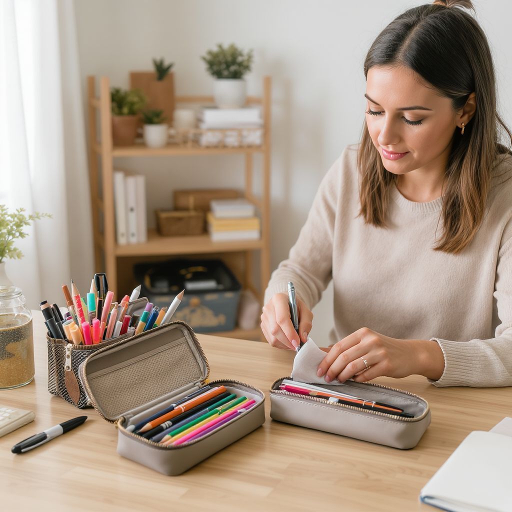 A rendszeres karbantartás növeli a tolltartó élettartamát.