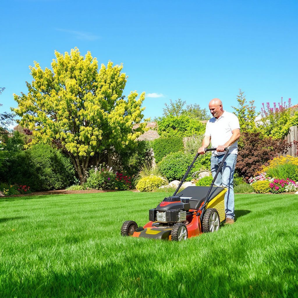 A fűnyírás idejét az időjárás is befolyásolja.