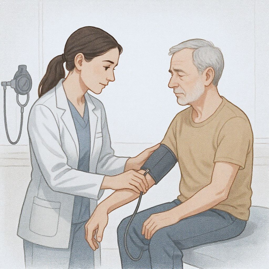 A hipotónia tünetei közé tartozik a szédülés és gyengeség.