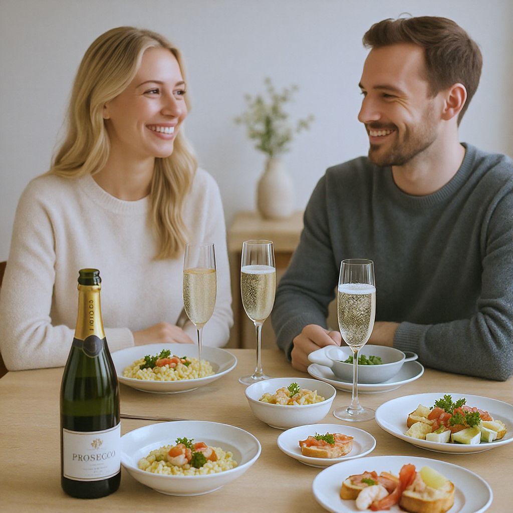 A prosecco remekül illik tenger gyümölcseivel készült ételekhez.