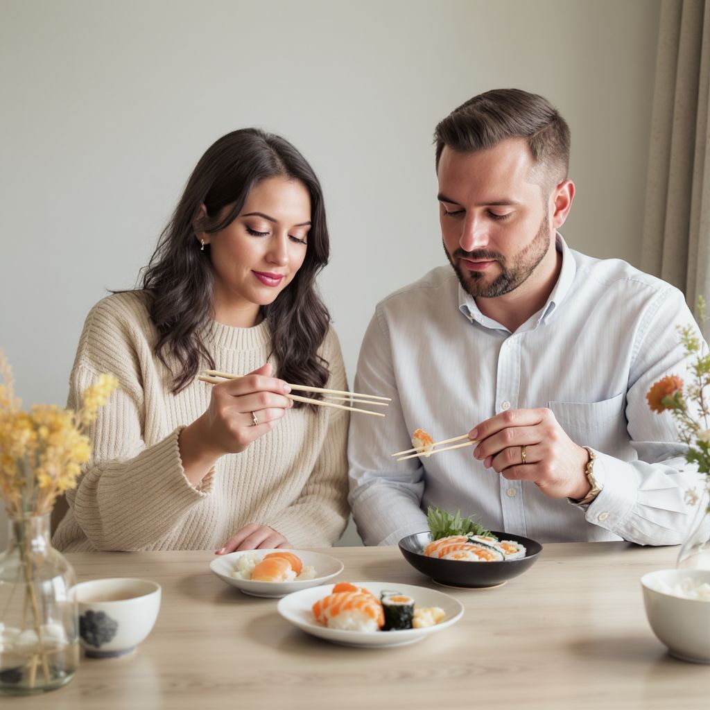 A pálcikák használatának etikettje kultúránként eltérő.