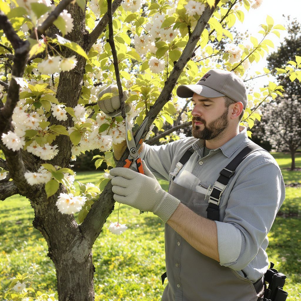 A precíz vágások segítik a cseresznyefa egészséges fejlődését.
