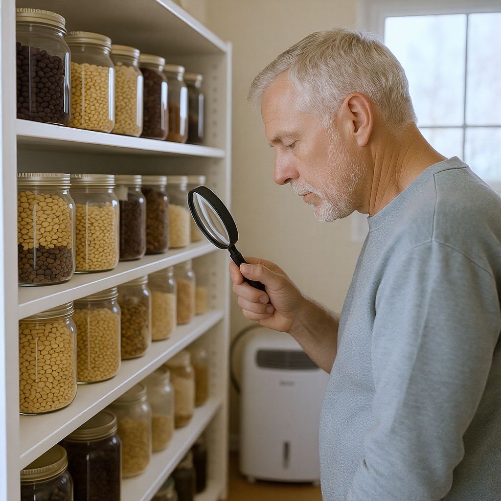 A molymentesítés hatékonyan védi a szárazbabot a kártevőktől.