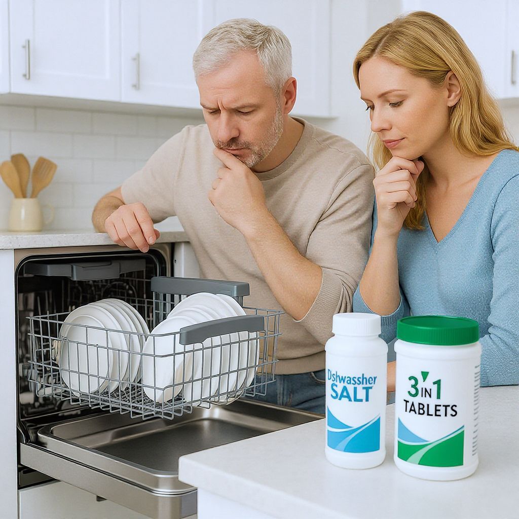 A só és táblák kombinációja javítja a mosogatás minőségét.