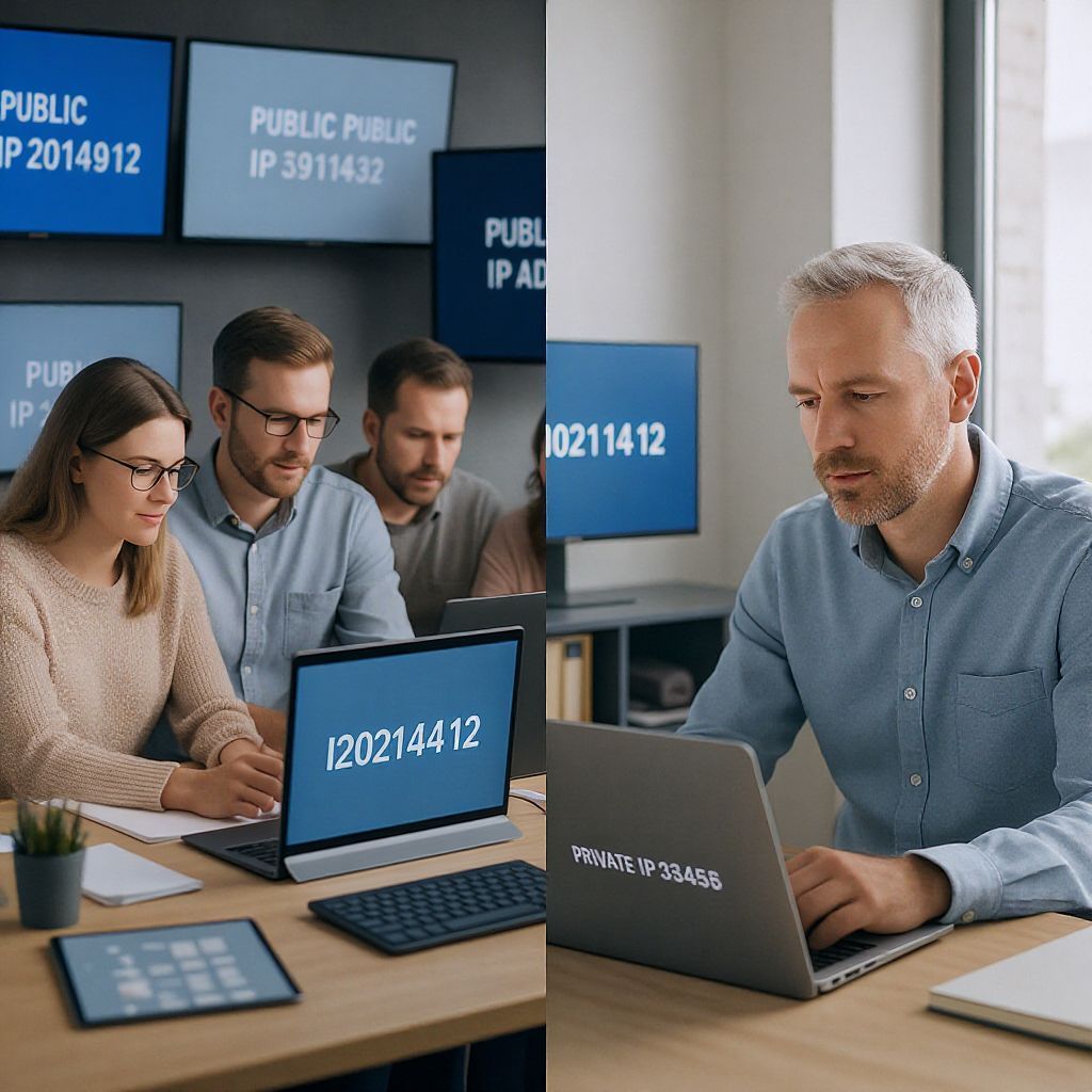 A nyilvános IP-címek az internethez való hozzáférést biztosítják.