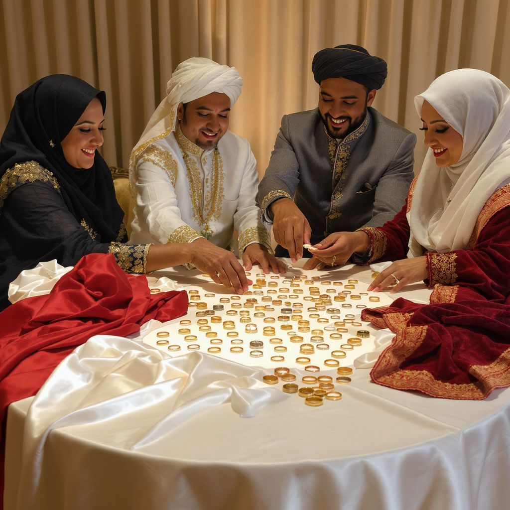 Az esküvői gyűrű viselése kultúránként eltérő hagyományokat követ.