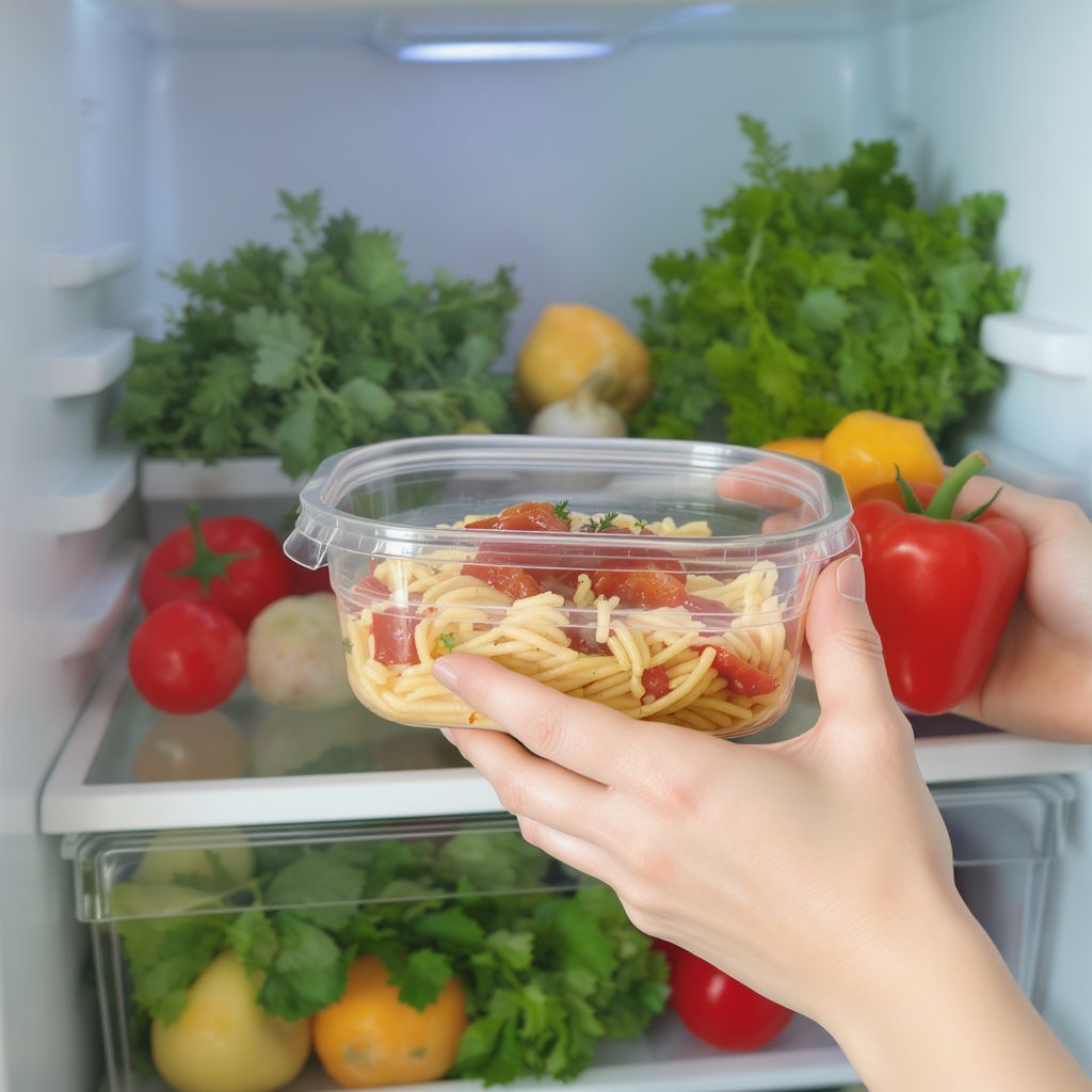 A főtt tésztát légmentesen zárva tárold a hűtőben.