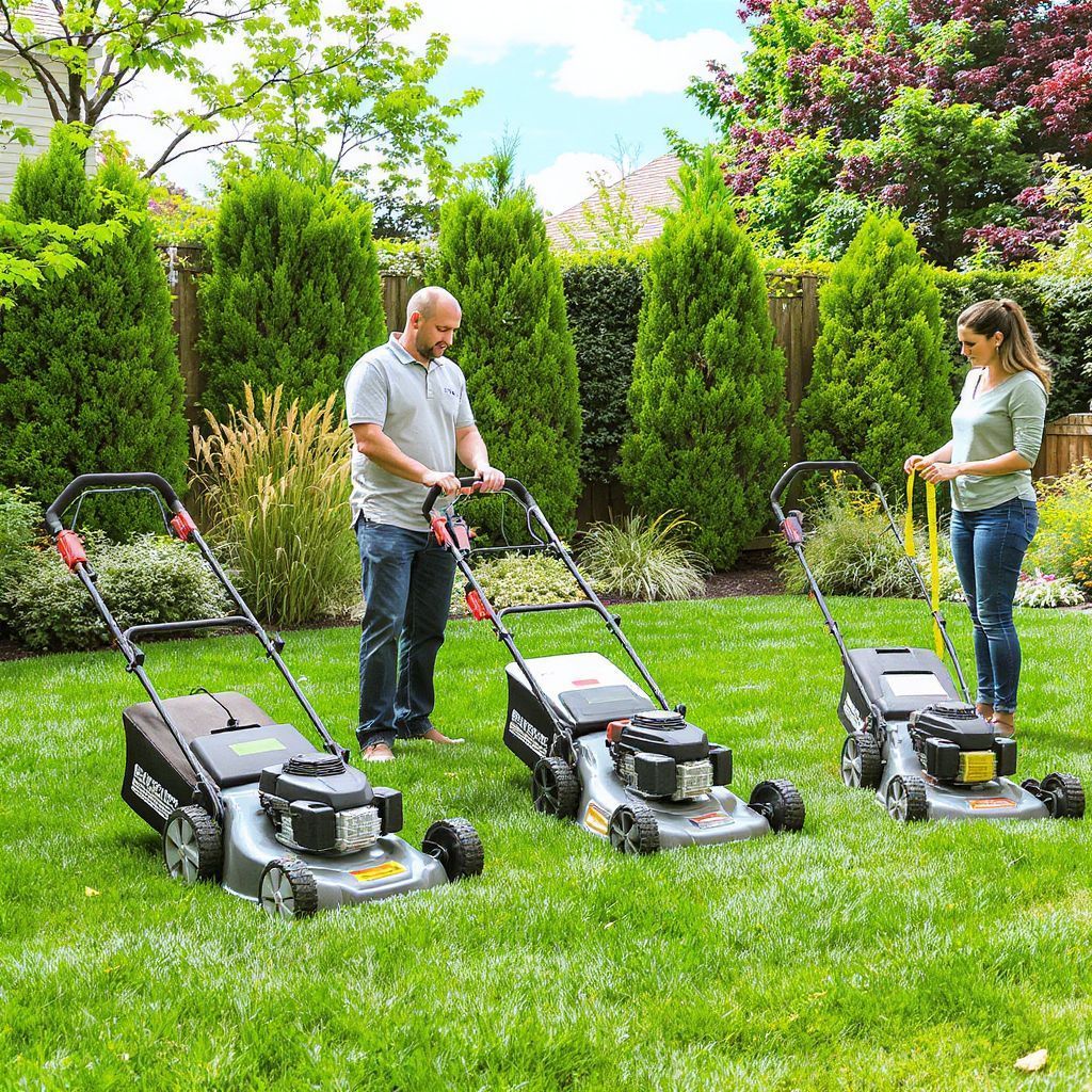 Fontos a kert mérete és a terep típusa.