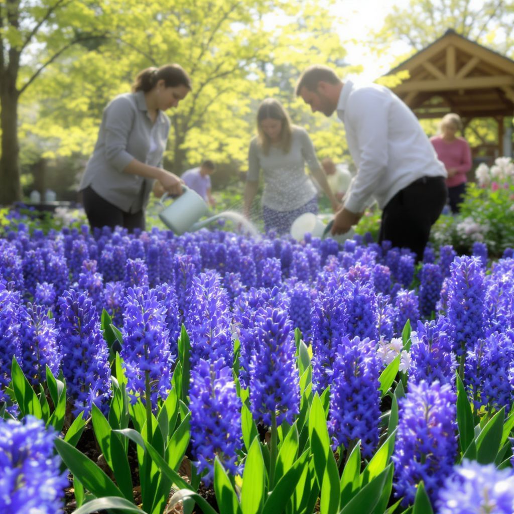 A jácint virágzása a tavasz varázslatos jele.