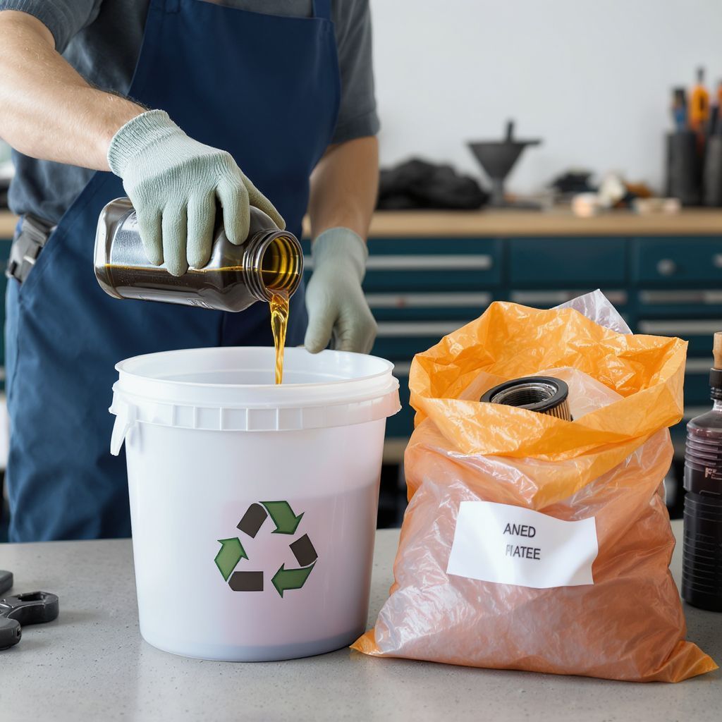 A használt olajat soha ne öntsük le a csatornába.