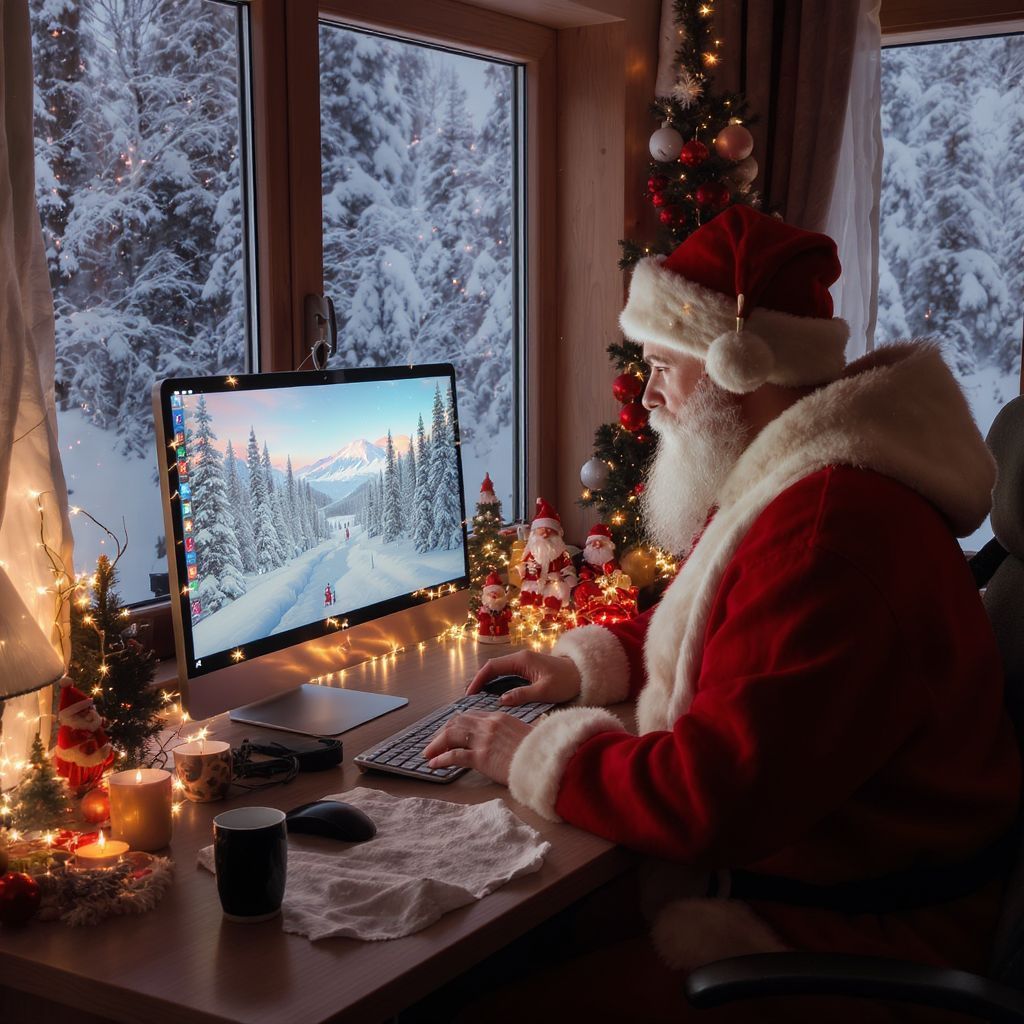 A digitális korban a Mikulás legendáját online mesék frissítik.