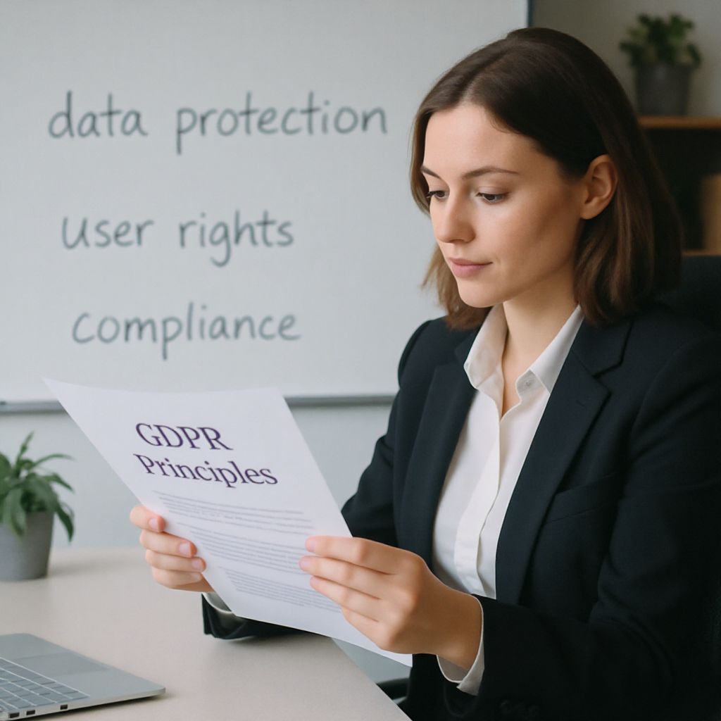 A GDPR megköveteli az átláthatóságot és adatminimalizálást.