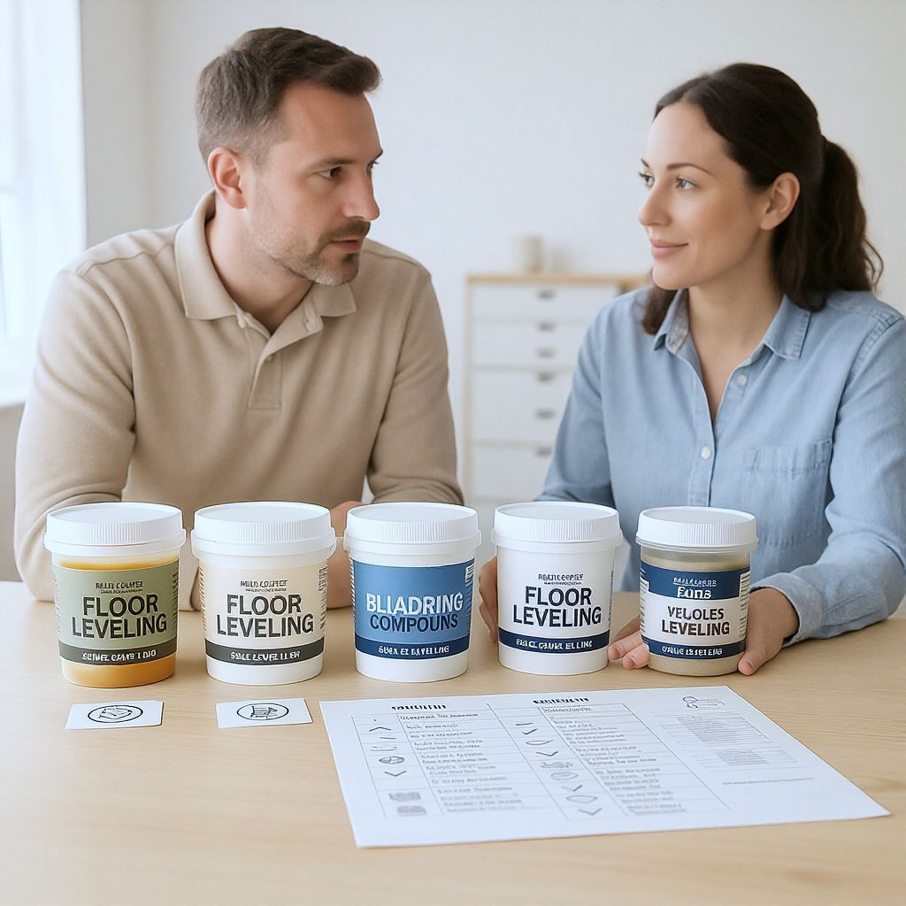 Az aljzatkiegyenlítők biztosítják a sima burkolási alapot.