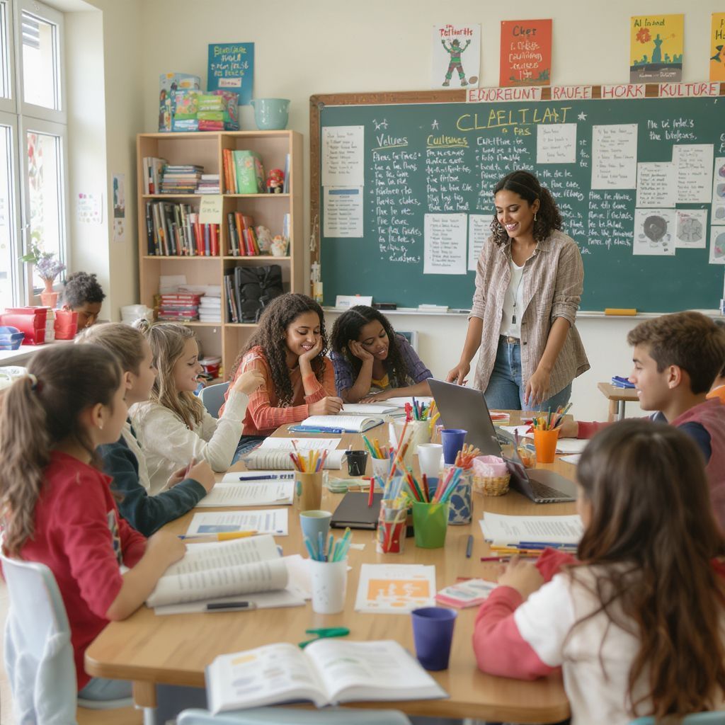 Az iskola formálja a jövő generáció kulturális értékeit.