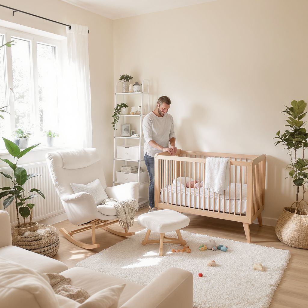 Babaágy, sarkok védelme és biztonsági zárak elengedhetetlenek.