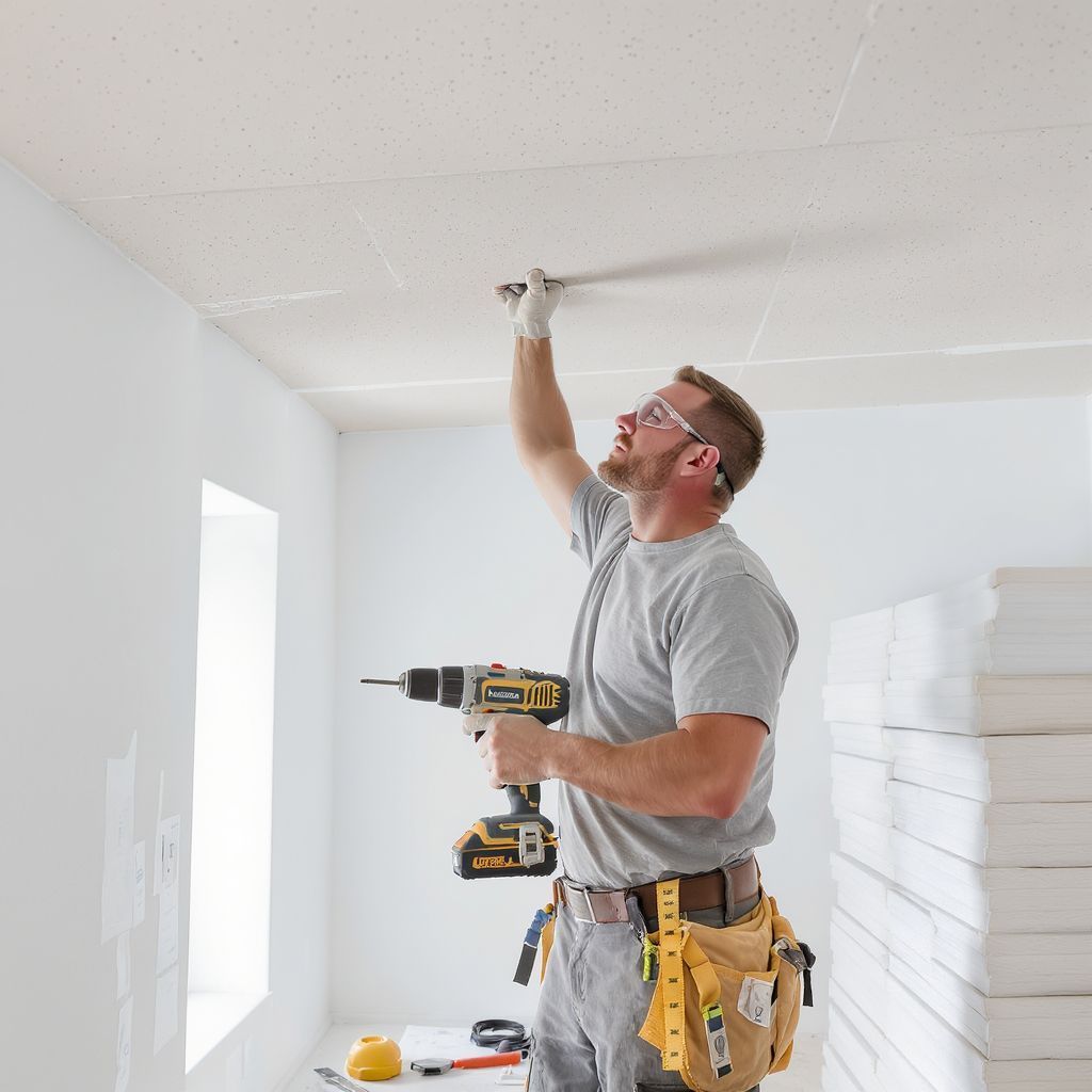 A gipszkarton mennyezet akasztása előtt mindig mérj pontosan!