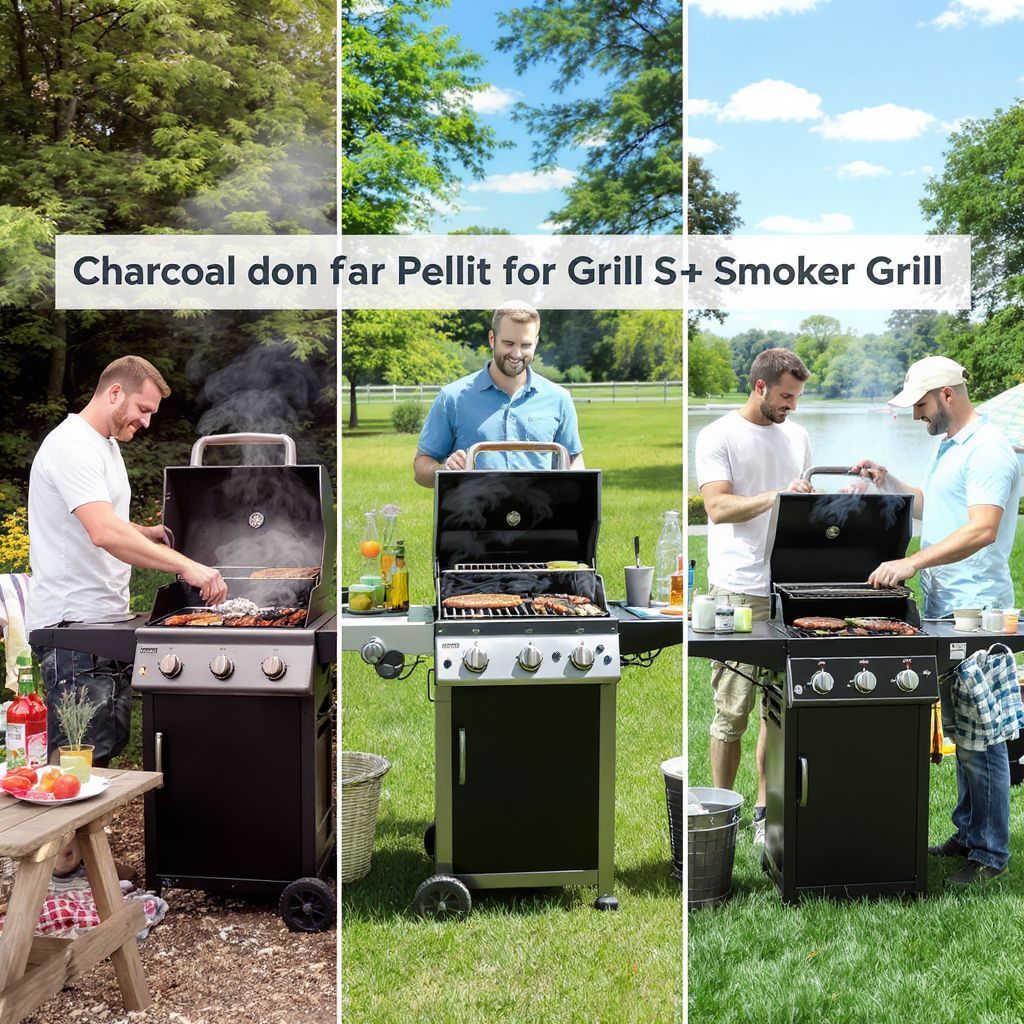 A faszenes grill ízletes füstölt aromát biztosít.