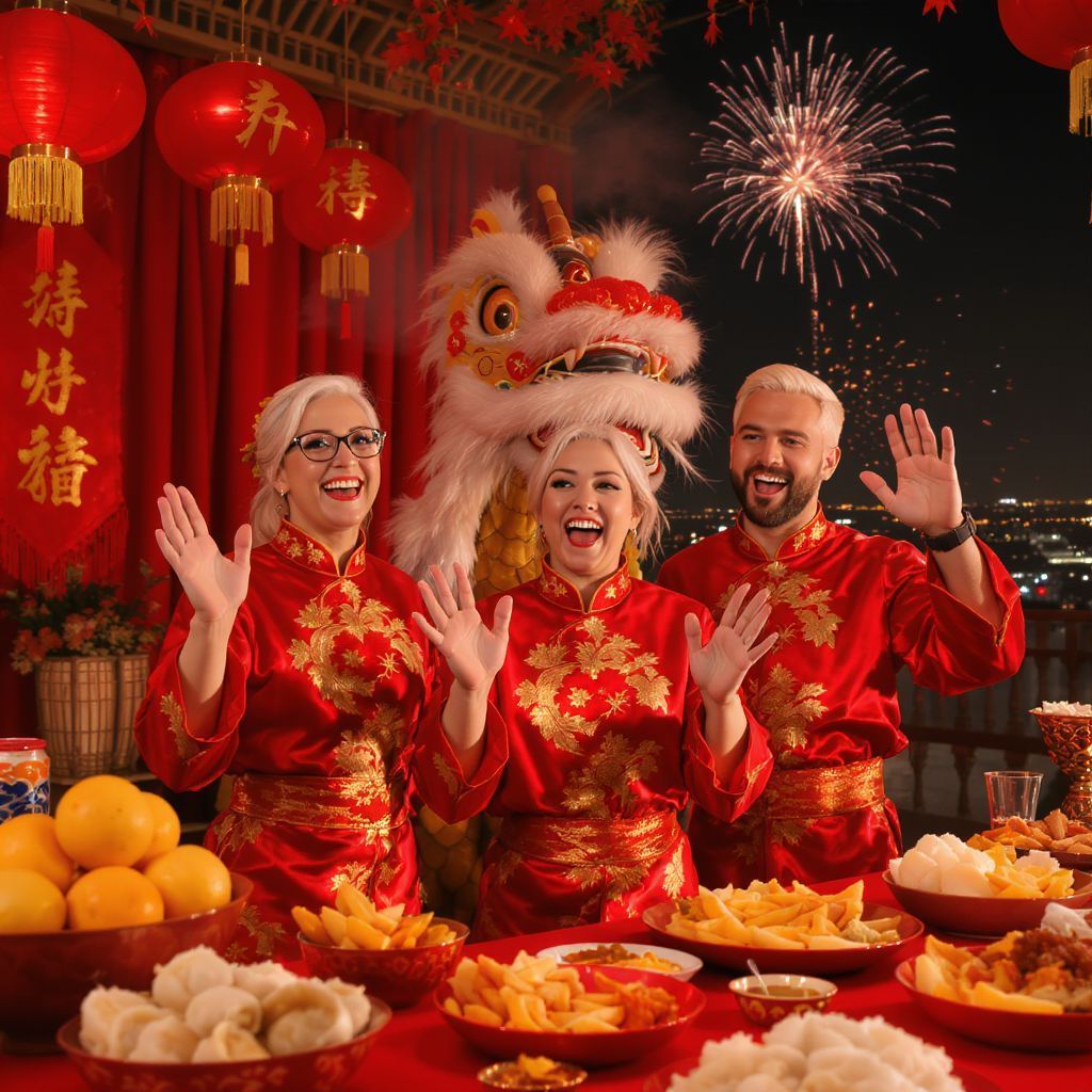 A kínai újév hosszan tartó ünneplése több programot foglal magában.