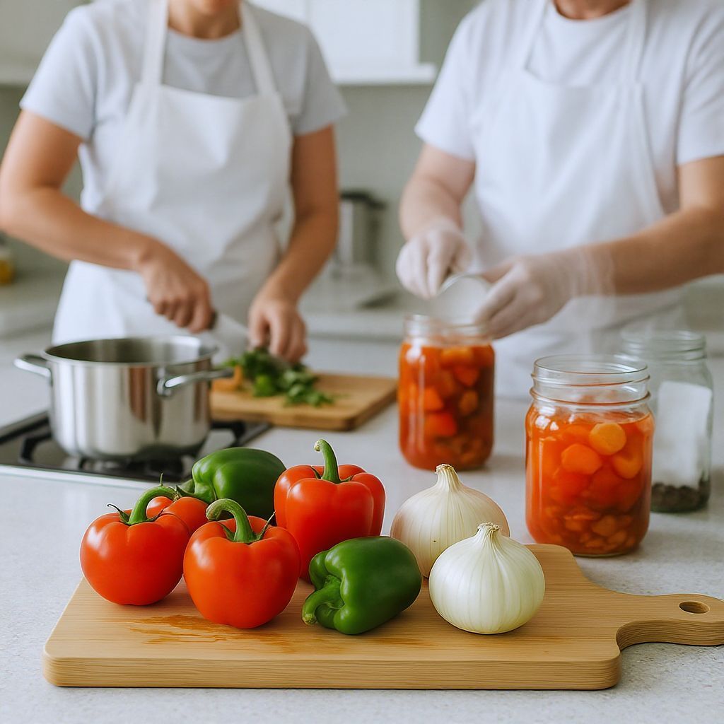 A lecsó megfelelő hőkezelése elengedhetetlen a tartósításhoz.