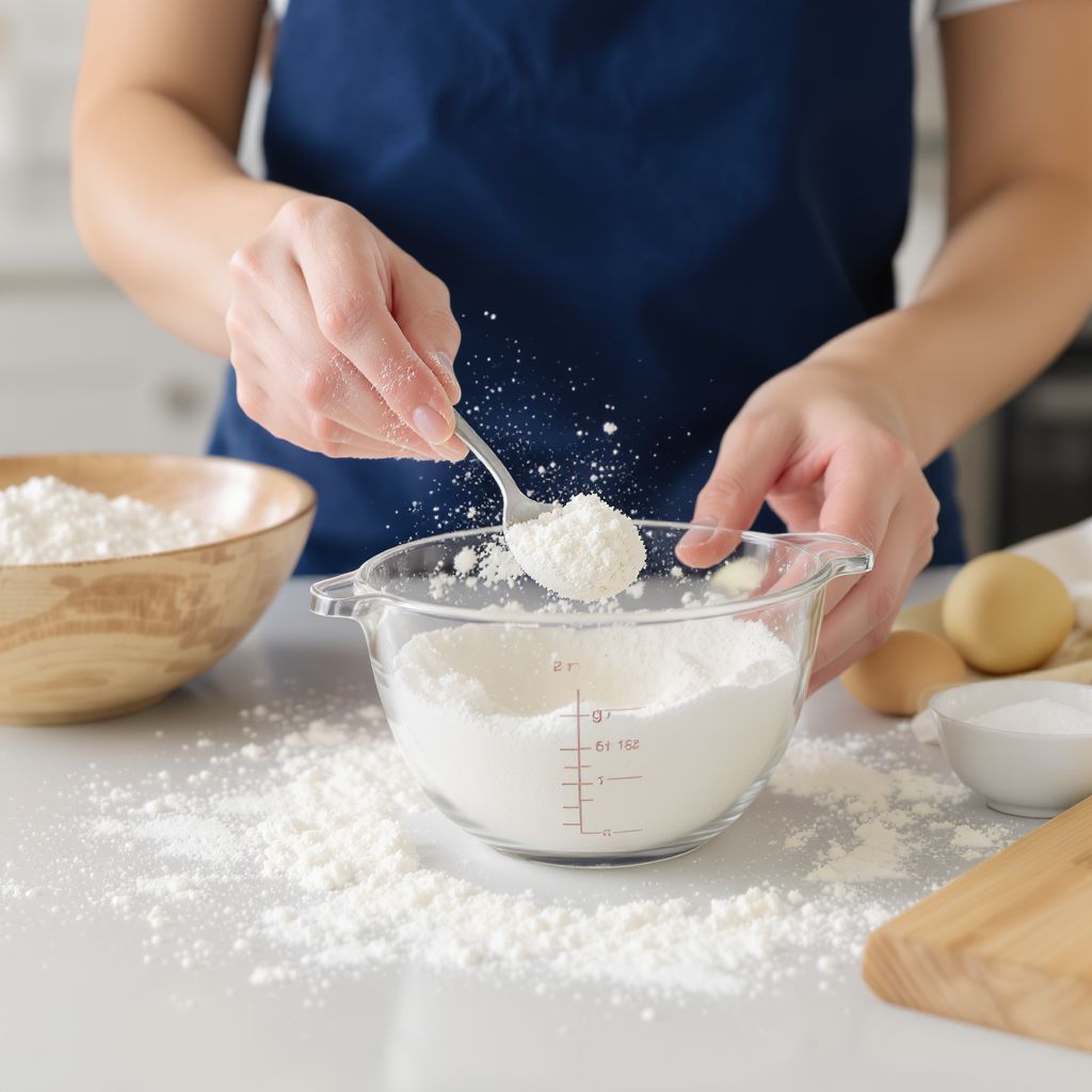 A liszt sűrűsége változó, így a kanál mérése hibás lehet.