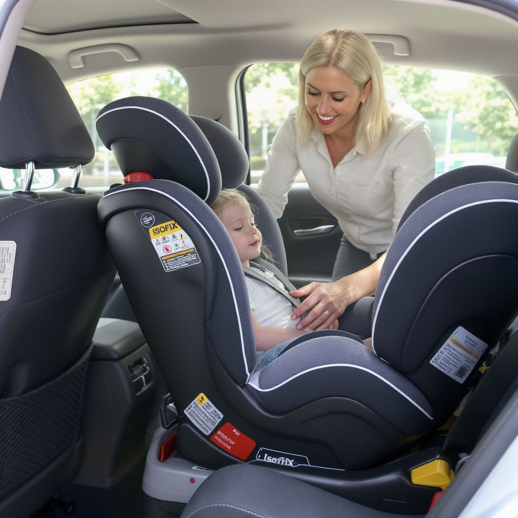 Az ISOFIX rendszer gyerekülések gyors és biztonságos rögzítését biztosítja.