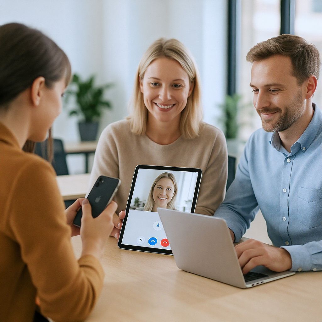 A FaceTime elérhető iPhone, iPad és Mac eszközökön.
