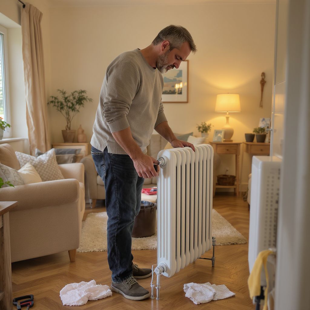 A légtelenítés előtt mindig ellenőrizd a víznyomást!