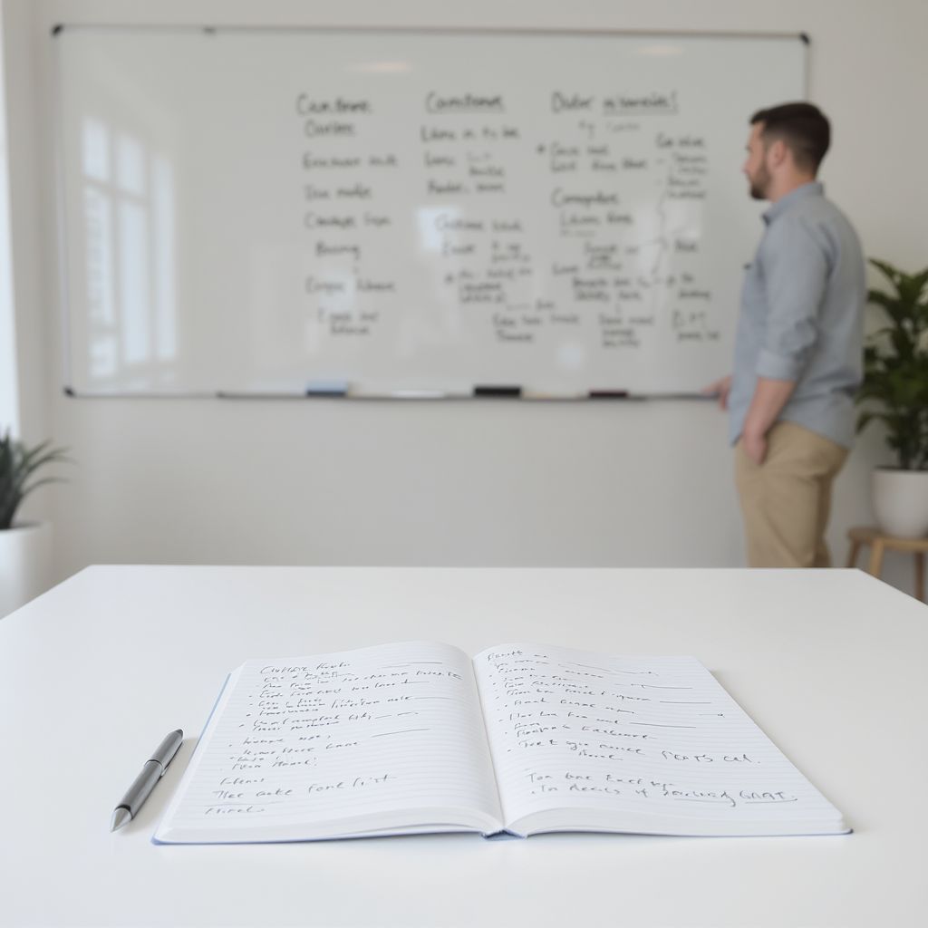 A vázlatépítés segít a logikus gondolkodásban és tervezésben.