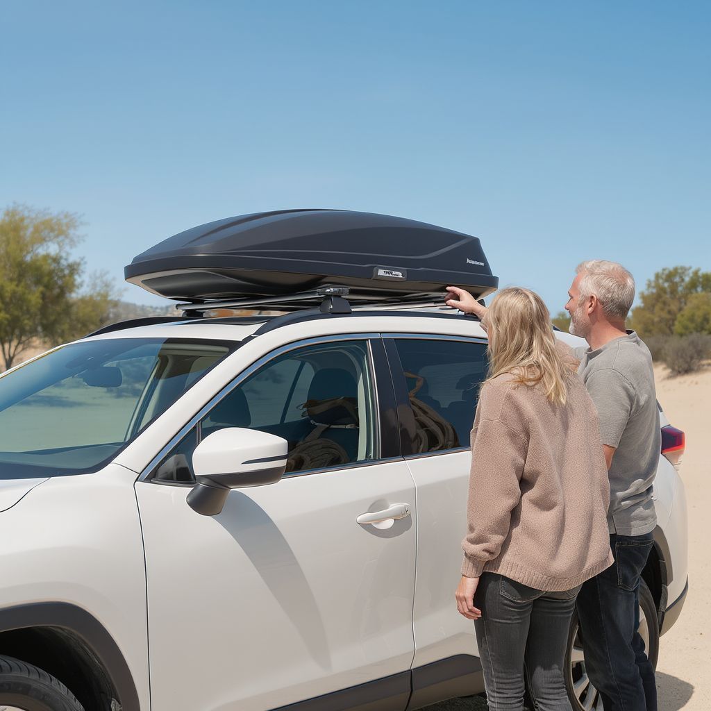 Az autó terhelhetősége befolyásolja a tetőbox használatát.