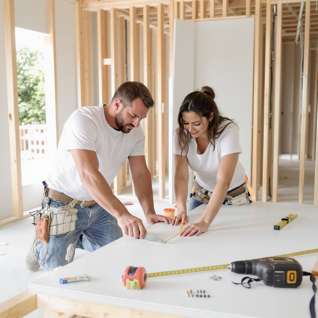 Használj feszítőszalagot a gipszkarton pontos rögzítéséhez!