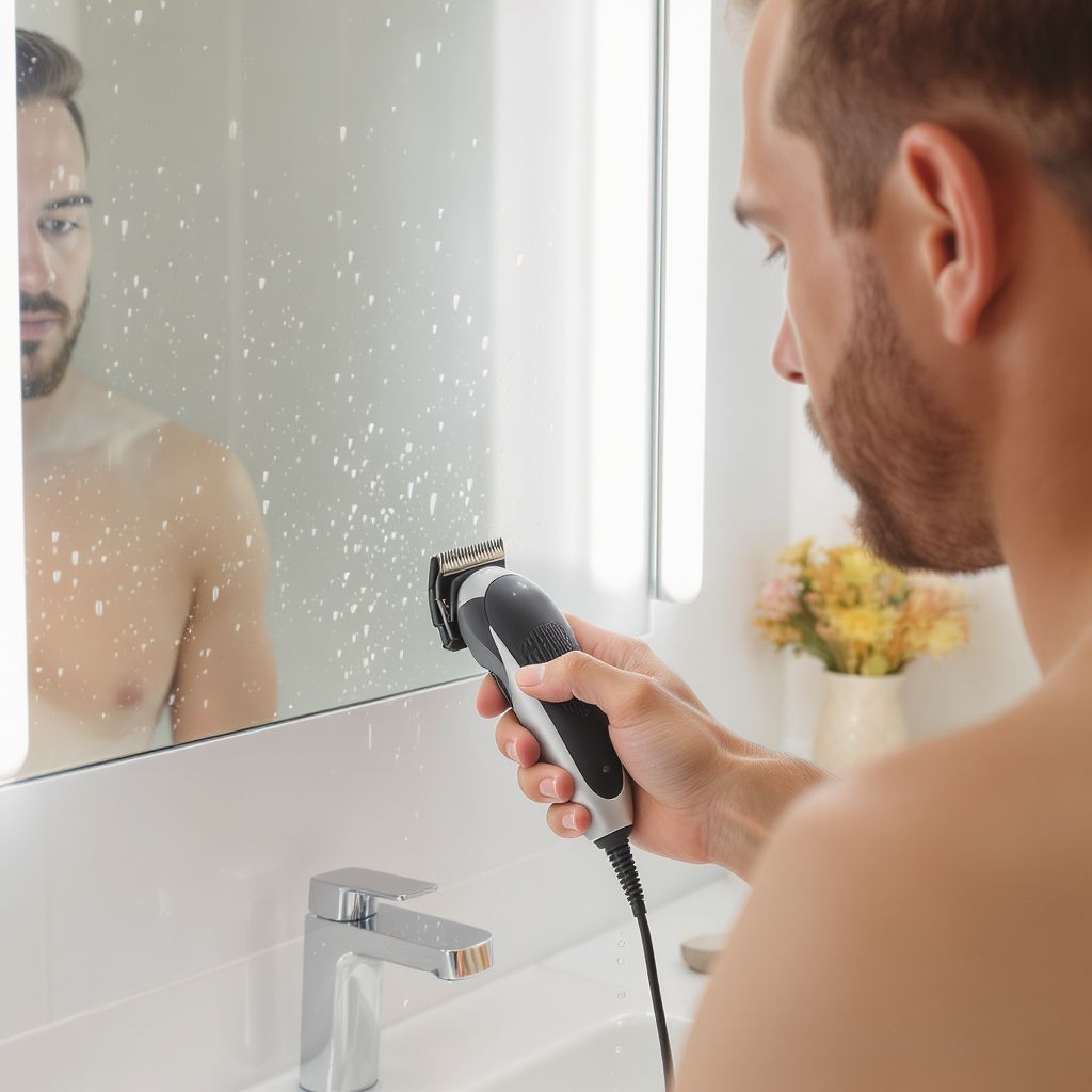 A vízálló hajnyírók garantálják a könnyű tisztítást.