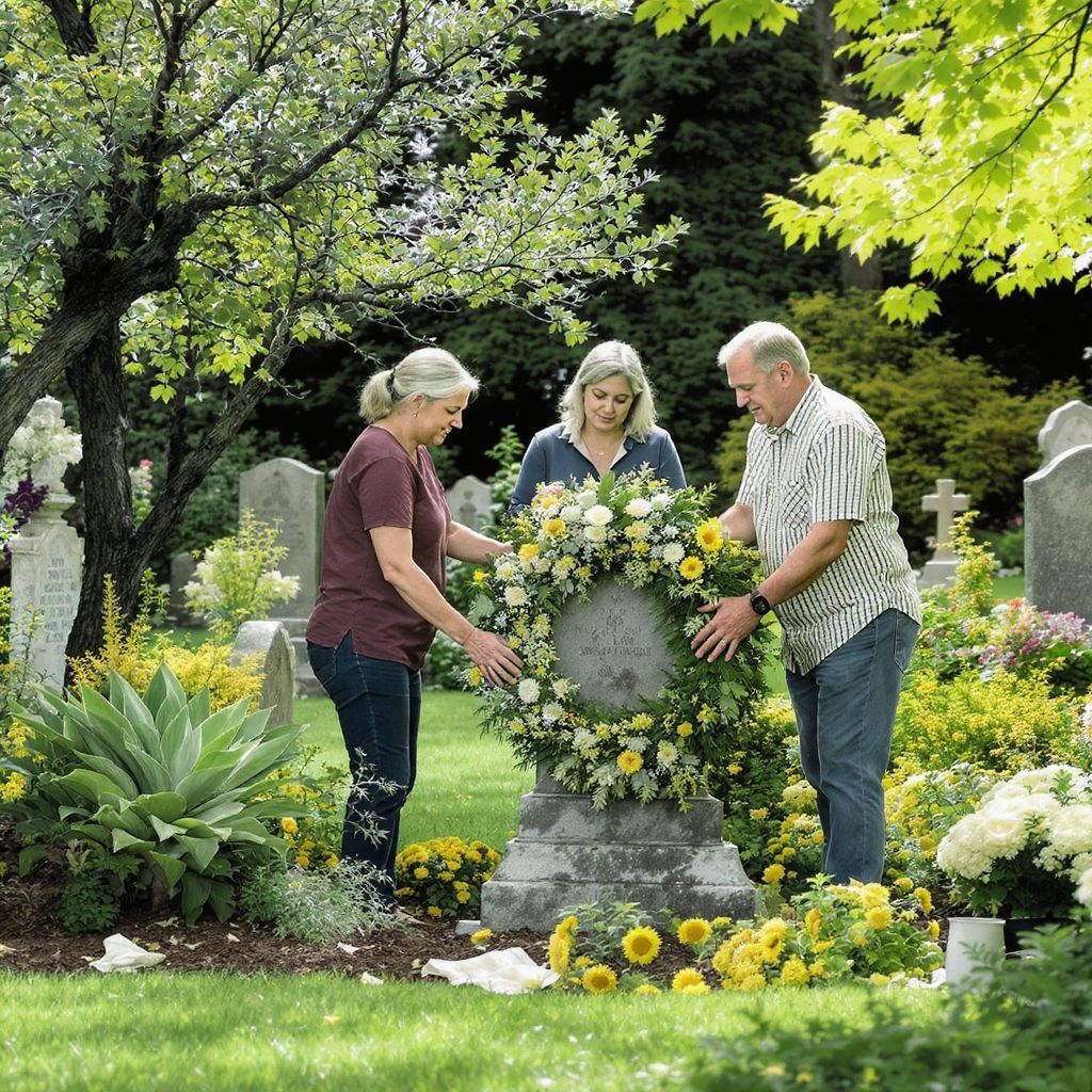 A koszorúk komposztálása környezetbarát alternatíva a temetőkben.
