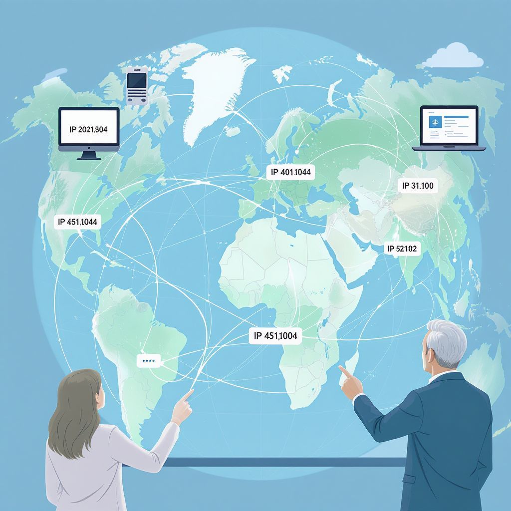 Az IP-címek az interneten az eszközök címkéként szolgálnak.