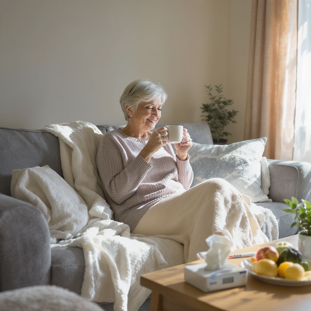 A pihenés és hidratálás kulcsfontosságú a gyógyulásban.