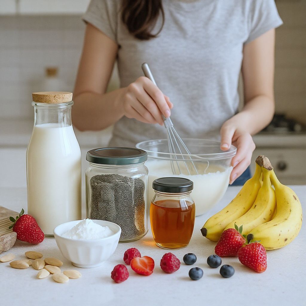 Kókusztej és chia mag tökéletes vegán puding alapok.