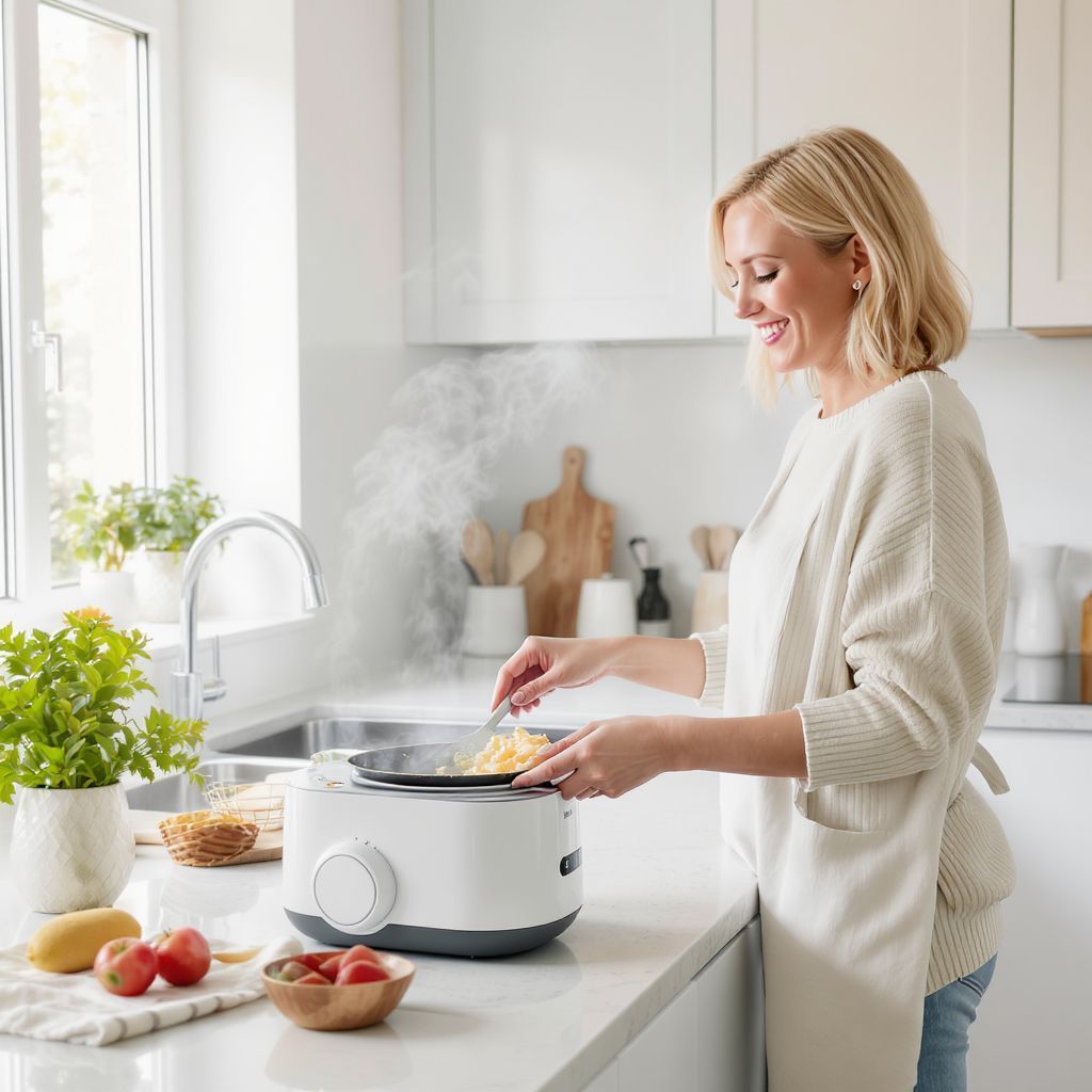 Az ergonómikus dizájn javítja a konyhai robotgépek használatát.