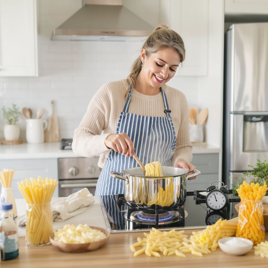 A tészták főzési ideje változó, ízélmény szempontjából kulcsfontosságú.