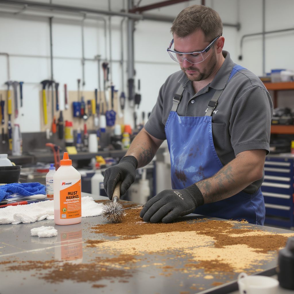 A rozsda eltávolítása megakadályozza a szerkezet gyengülését.