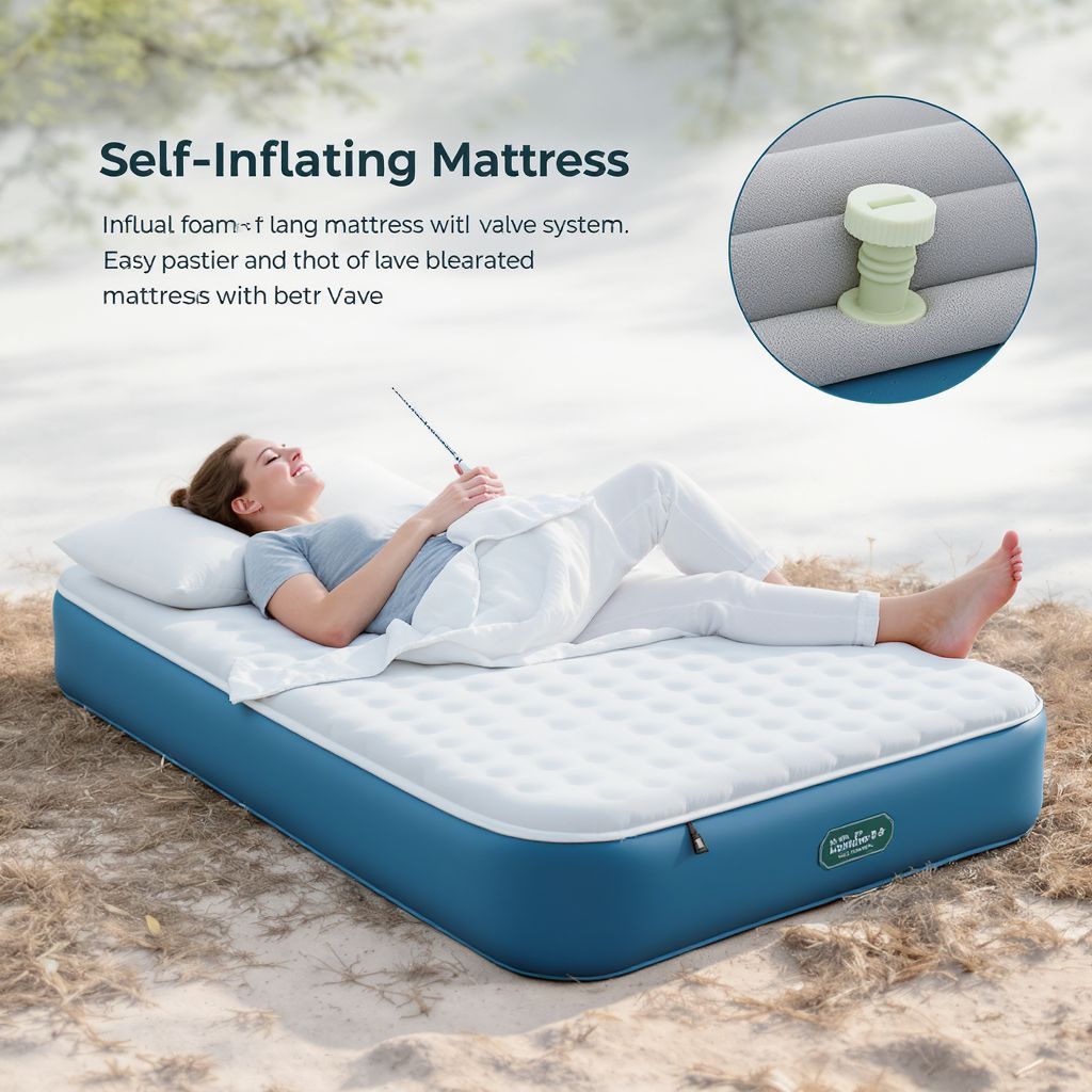 Az önfelfújás a hab szerkezeti memóriaelvére épül.