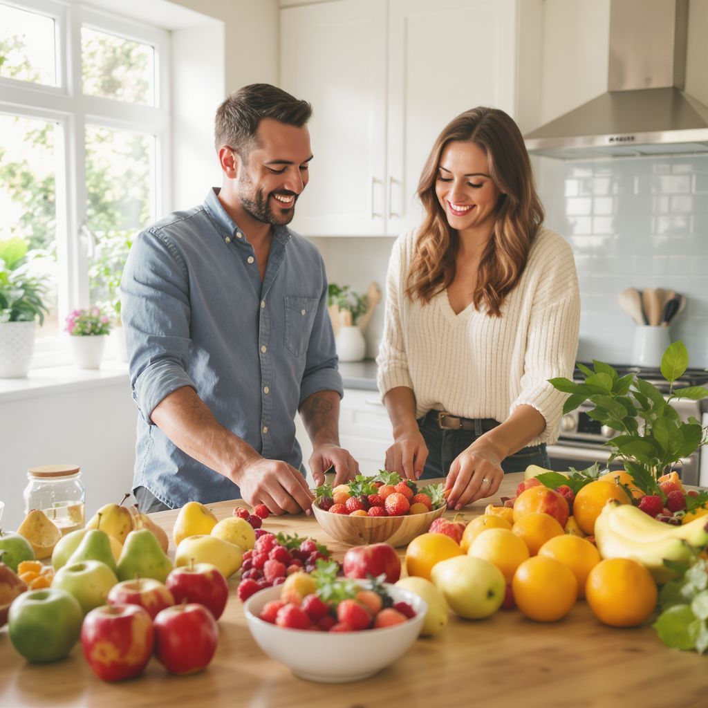 Szezonális gyümölcsök választása frissességet és ízt biztosít.