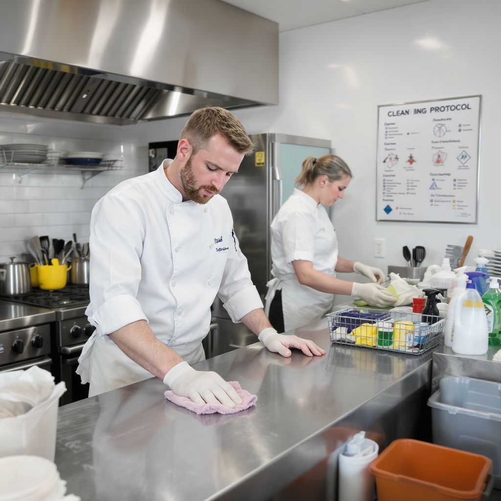 A vegyszerek helyes használata elengedhetetlen a higiénia biztosításához.