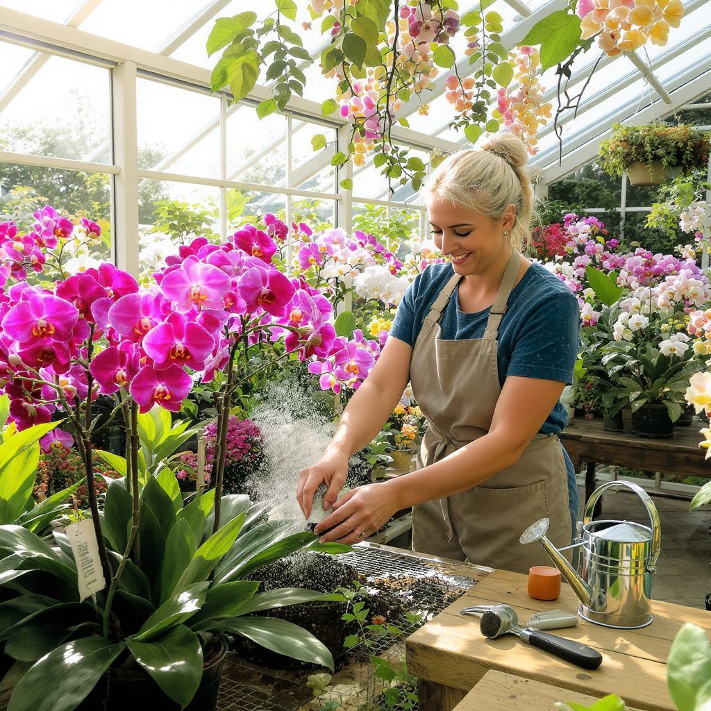 A megfelelő tápanyag biztosítja az orchideák virágzását.