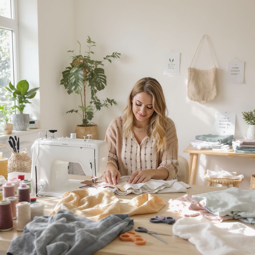 A varrás segít csökkenteni a textilhulladékot és környezetszennyezést.